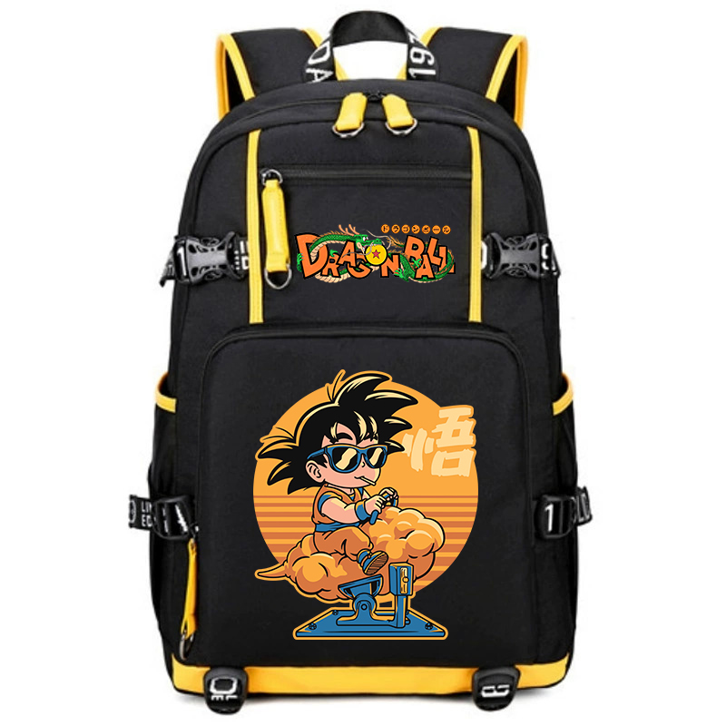 School Backpack Teen - Dragon Ball Z Print Student Backpack