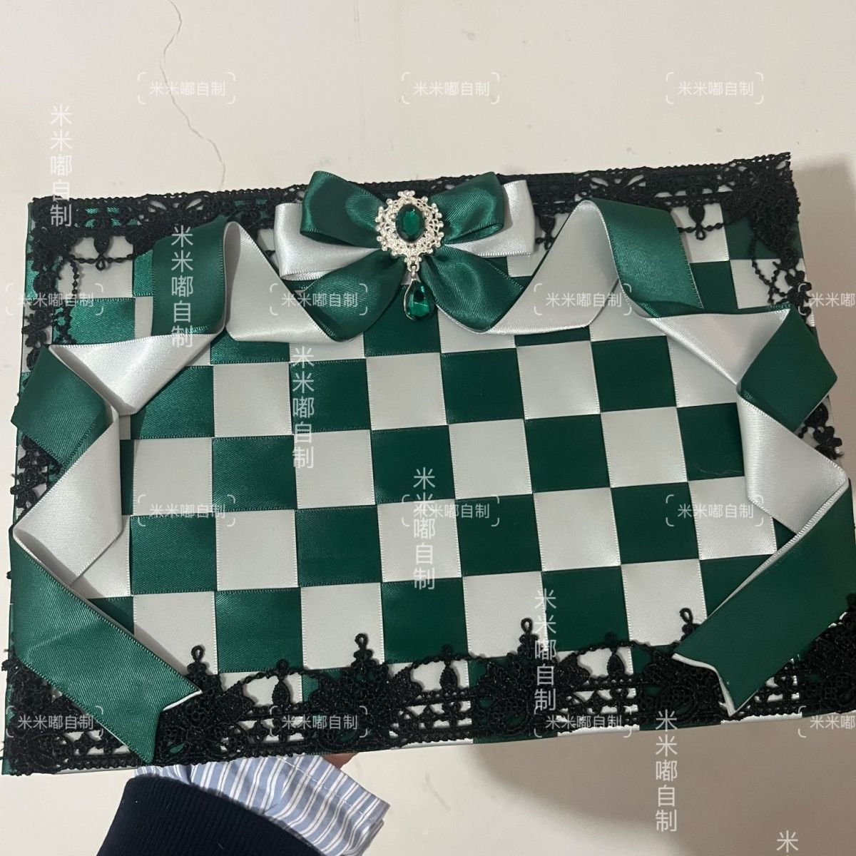 Backpack Insert Organizer - hand made ribbon bow Insert Board