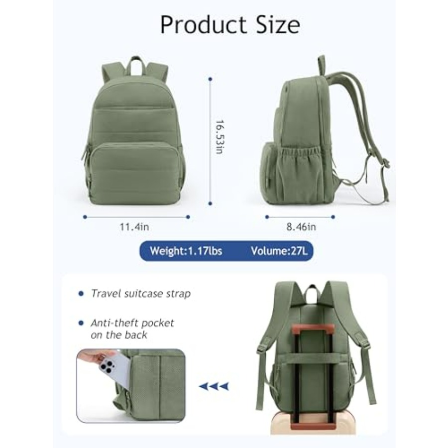 Travel Backpack for Women, 15. - đánh giá và giá Laptop Backpack 15.6
