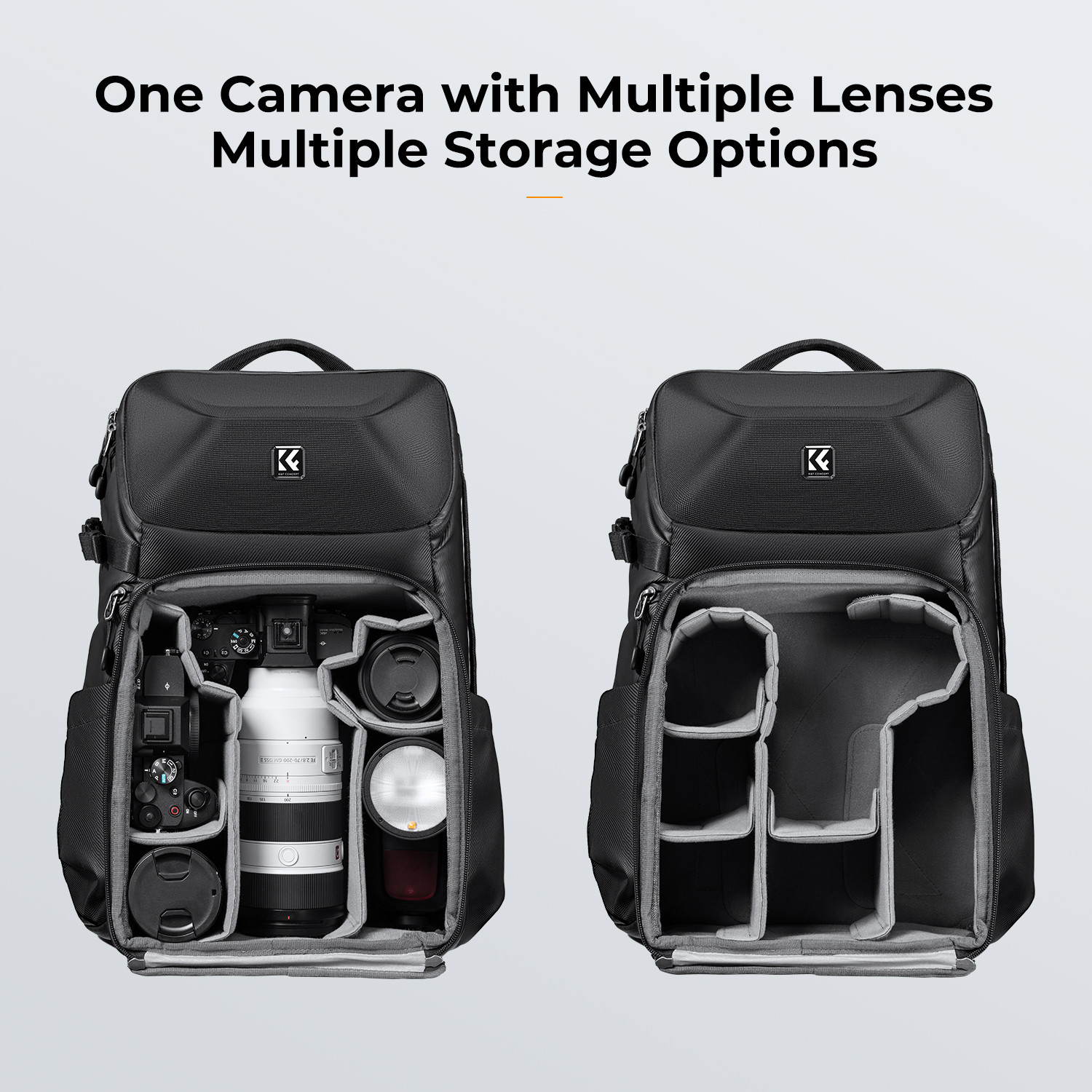 K&F CONCEPT 20L Camera Backpac - đánh giá và giá Laptop Backpack 15.6
