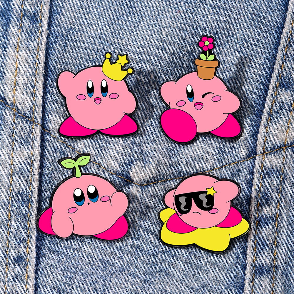 4pcs Kirby Enamel Lapel Pins S - đánh giá và giá Fashion Backpack Women