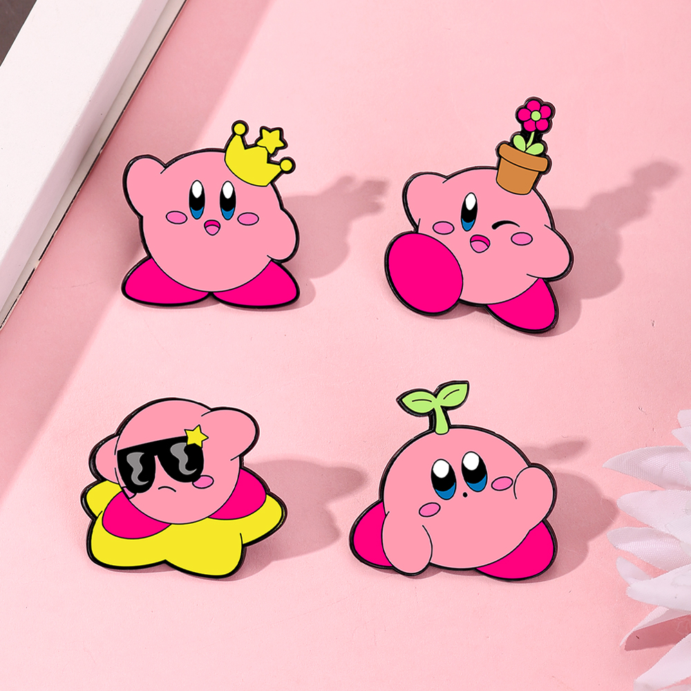 4pcs Kirby Enamel Lapel Pins S - đánh giá và giá Fashion Backpack Women