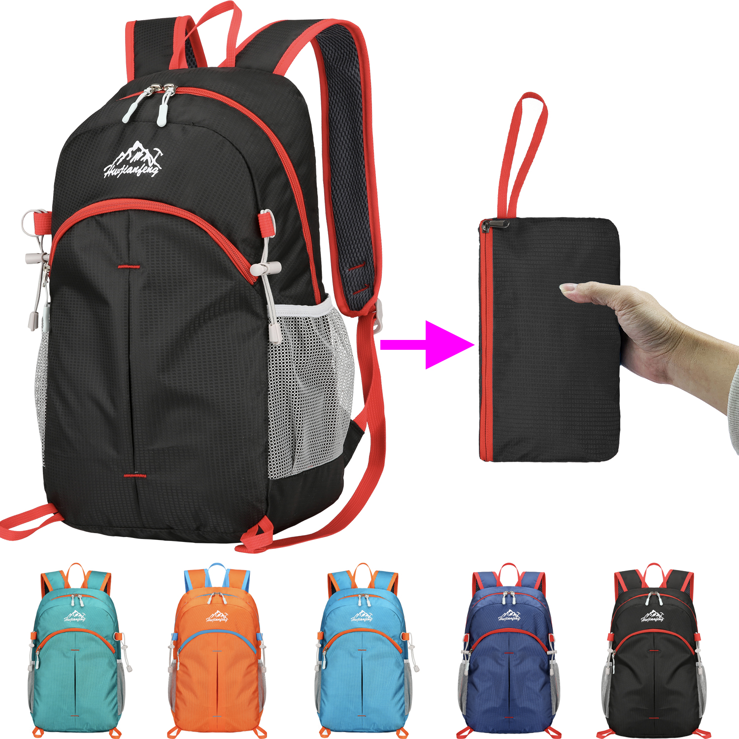 18L Portable Foldable Backpack - đánh giá và giá Foldable Backpack Small