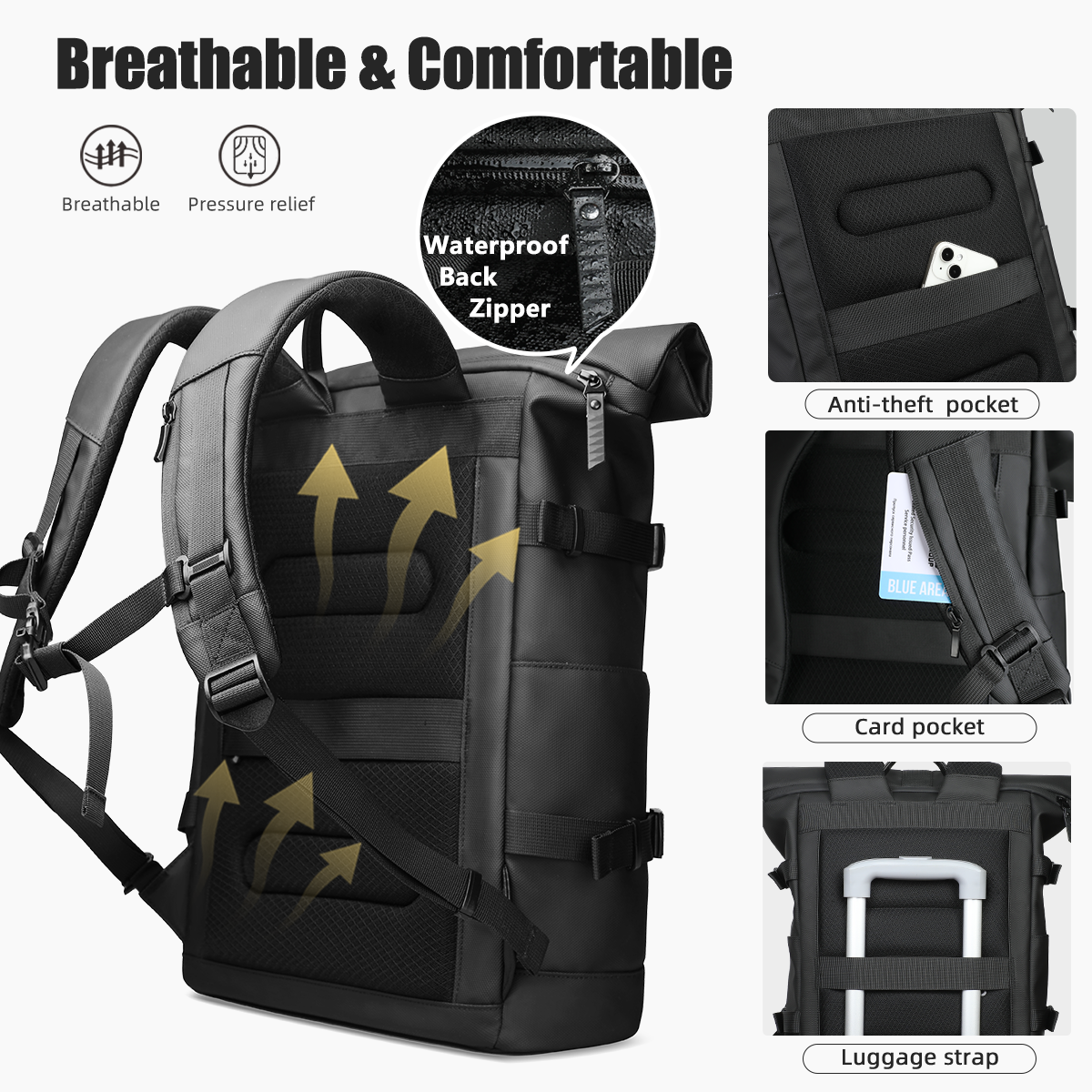 HK Expandable Travel Backpack  - đánh giá và giá Hiking Backpack Waterproof