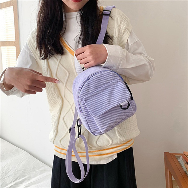 Korean Minimal Square Mini Bac - đánh giá và giá Mini Backpack Purse
