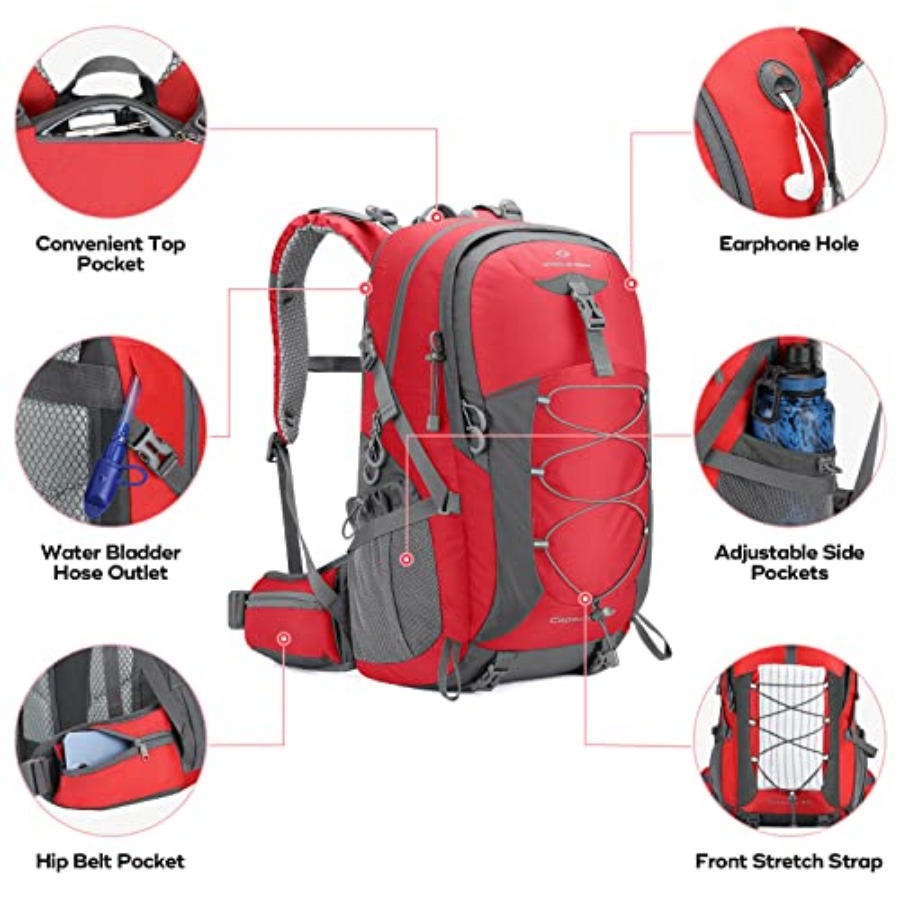 Hiking Backpack, Camping Backp - đánh giá và giá Rain Cover Backpack