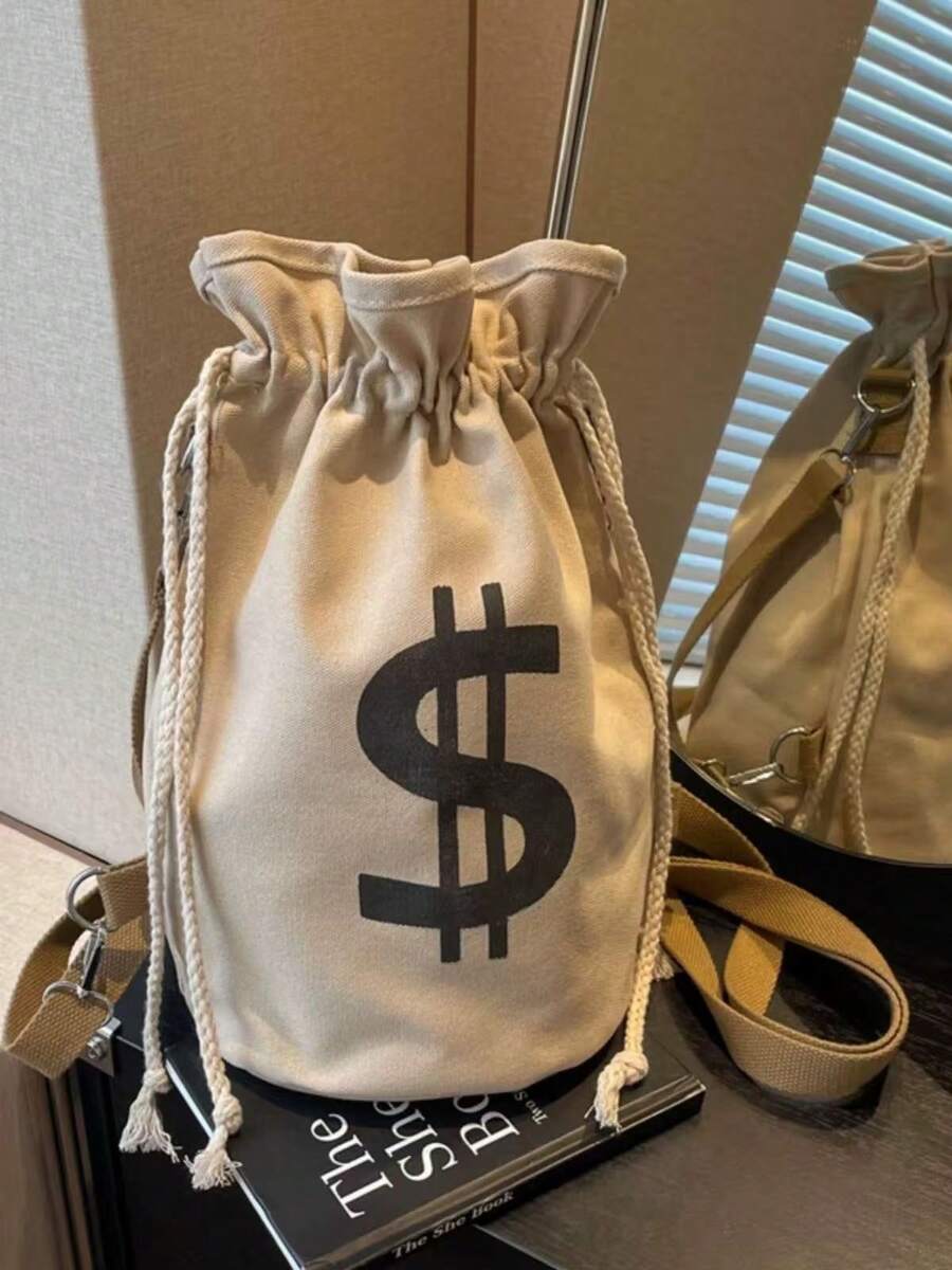 Black Canvas Drawstring Crossb - đánh giá và giá Canvas Backpack Casual