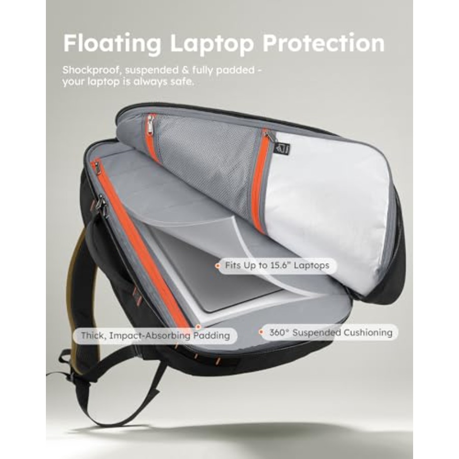 Travel Backpack for Men Women, - đánh giá và giá Laptop Backpack 15.6