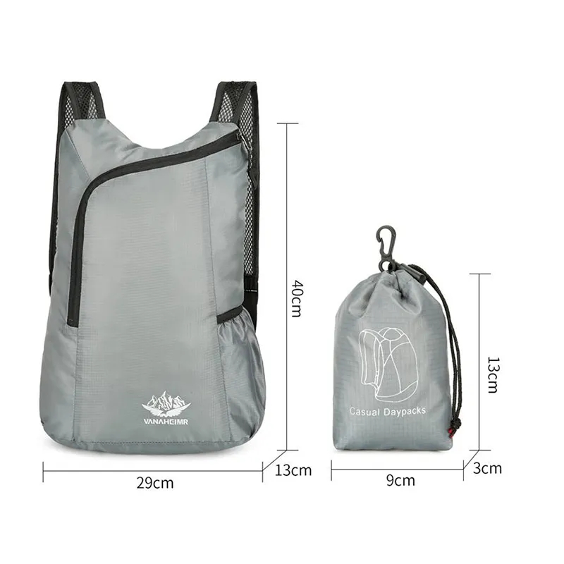 20L Unisex Lightweight Outdoor - đánh giá và giá Foldable Backpack Small