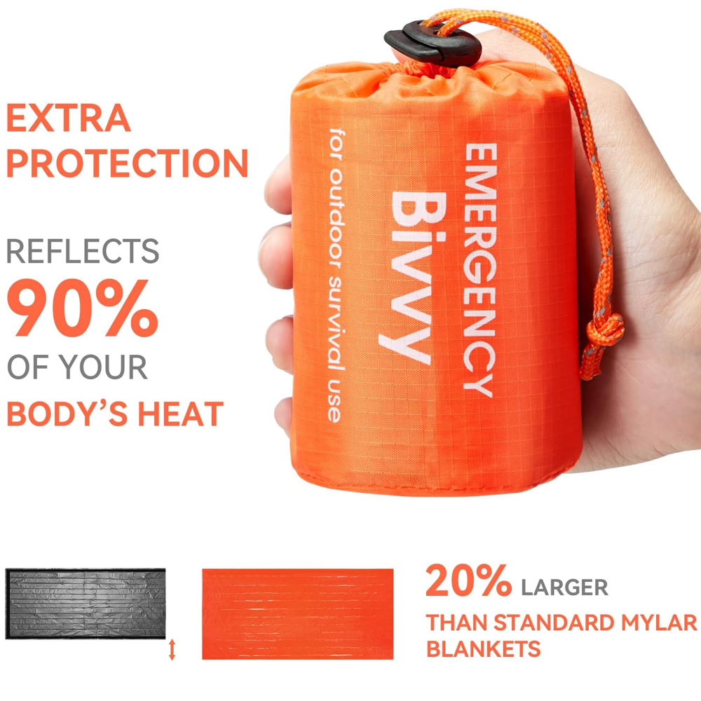 Emergency Sleeping Bag Surviva - đánh giá và giá Hiking Backpack Waterproof