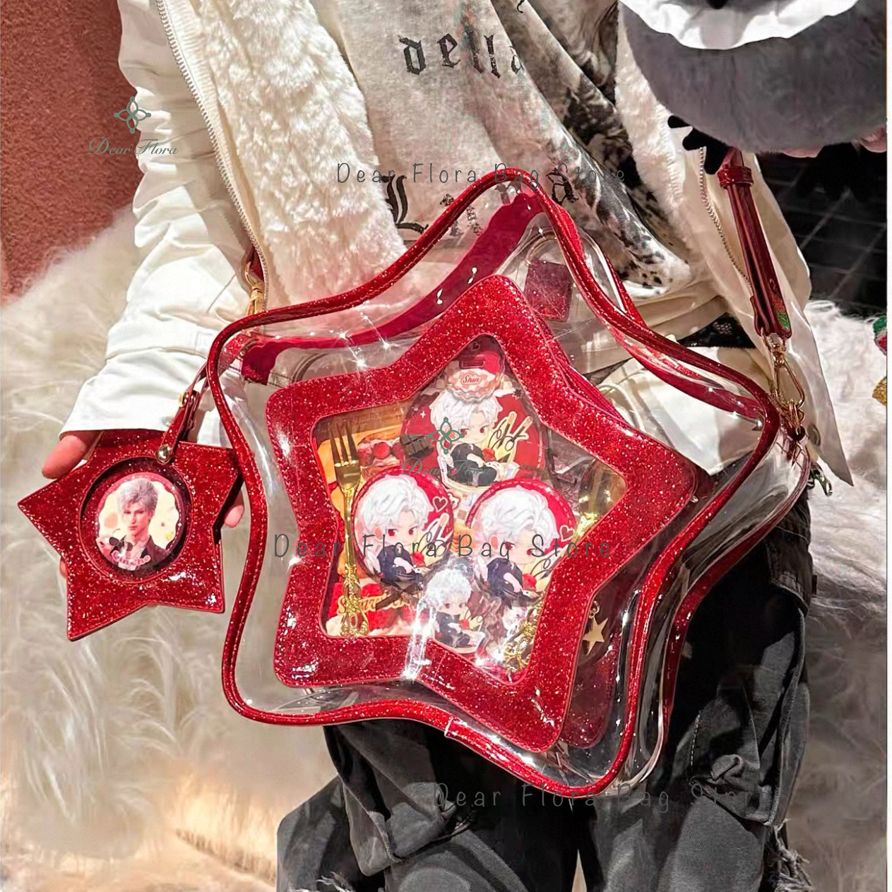 Y2K Cute Bling Star Ita Crossb - đánh giá và giá Mini Backpack Purse