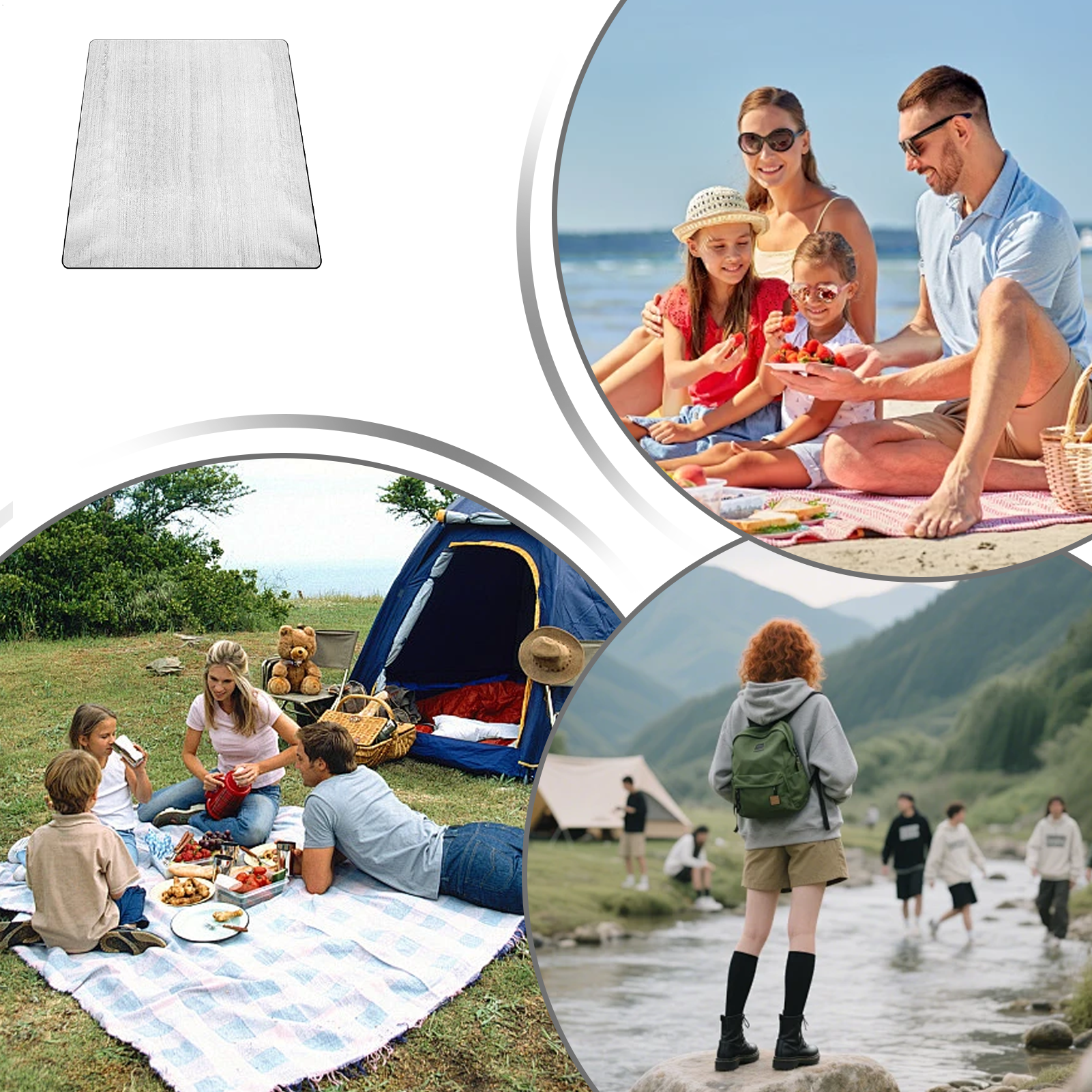 Sleeping Mat Camping 6.5x6.5ft - đánh giá và giá Hiking Backpack Waterproof