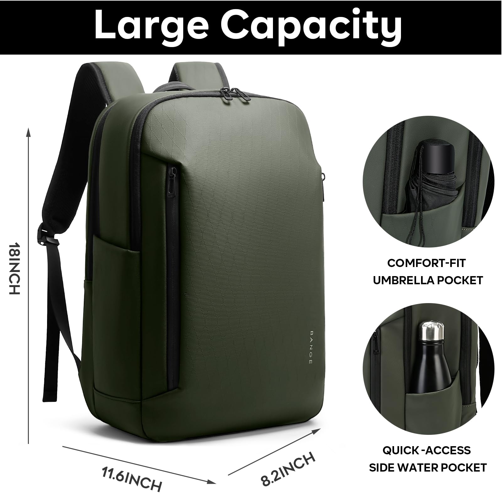 BANGE Fashion Simple Design Wo - đánh giá và giá Travel Backpack Anti Theft