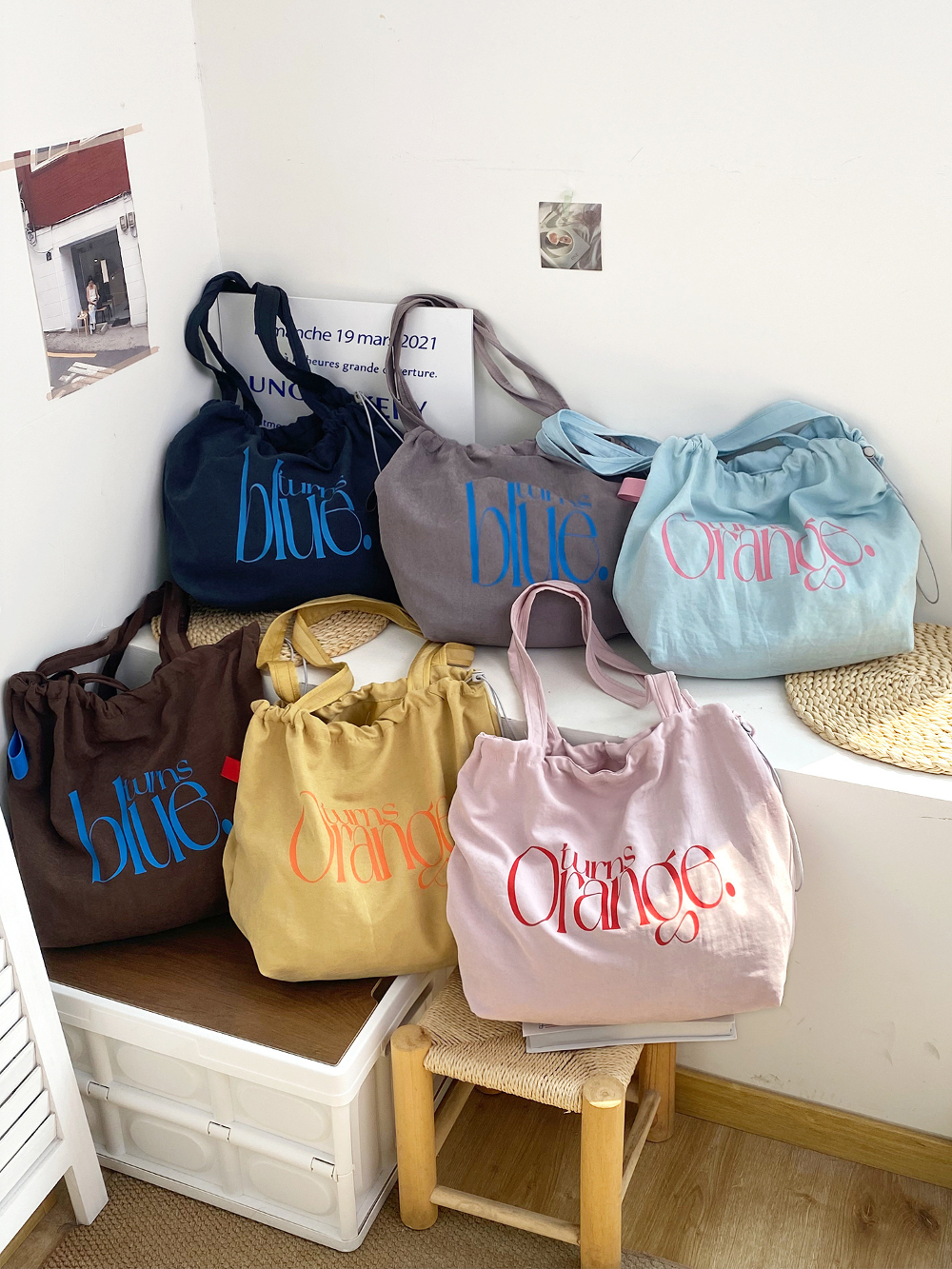 New Fashionable Simple Letters - đánh giá và giá Drawstring Gym Bag