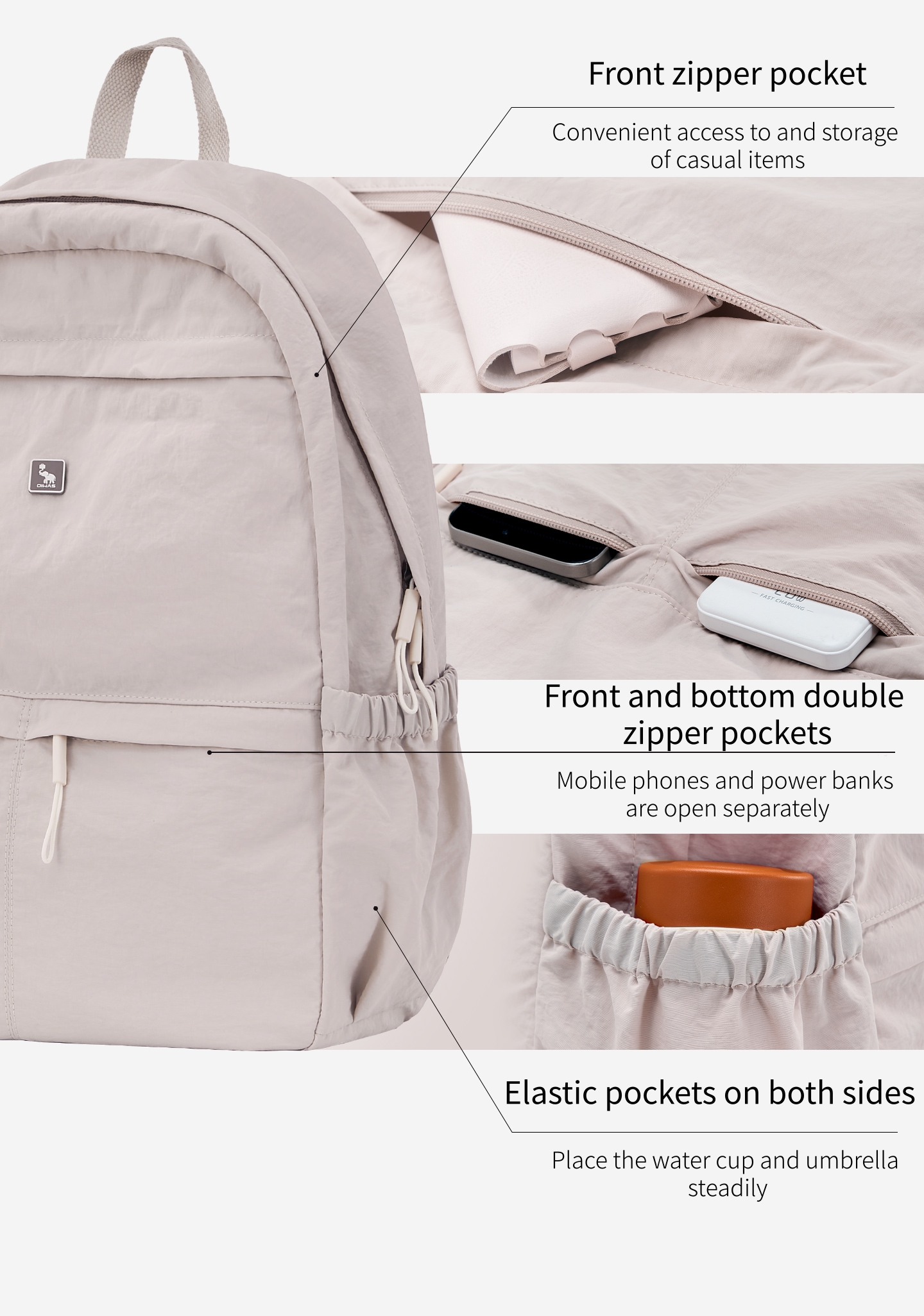OIWAS Ultra lightweight and st - đánh giá và giá Canvas Backpack Casual