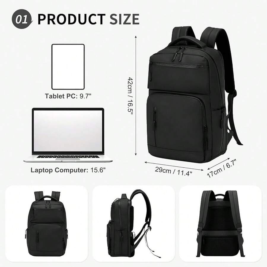 Waterproof Laptop Backpack For - đánh giá và giá Laptop Backpack 15.6