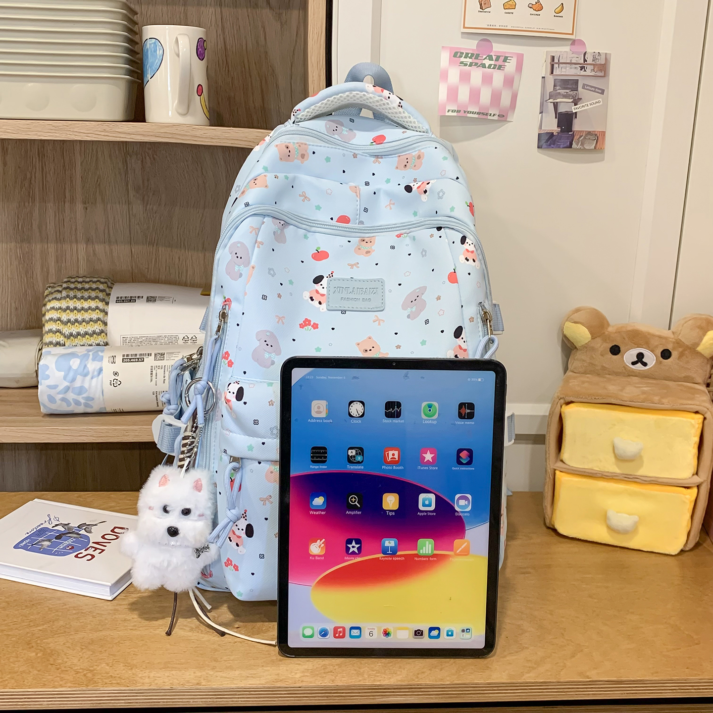 Cute Animal Print Backpack Wom - đánh giá và giá School Backpack Teen