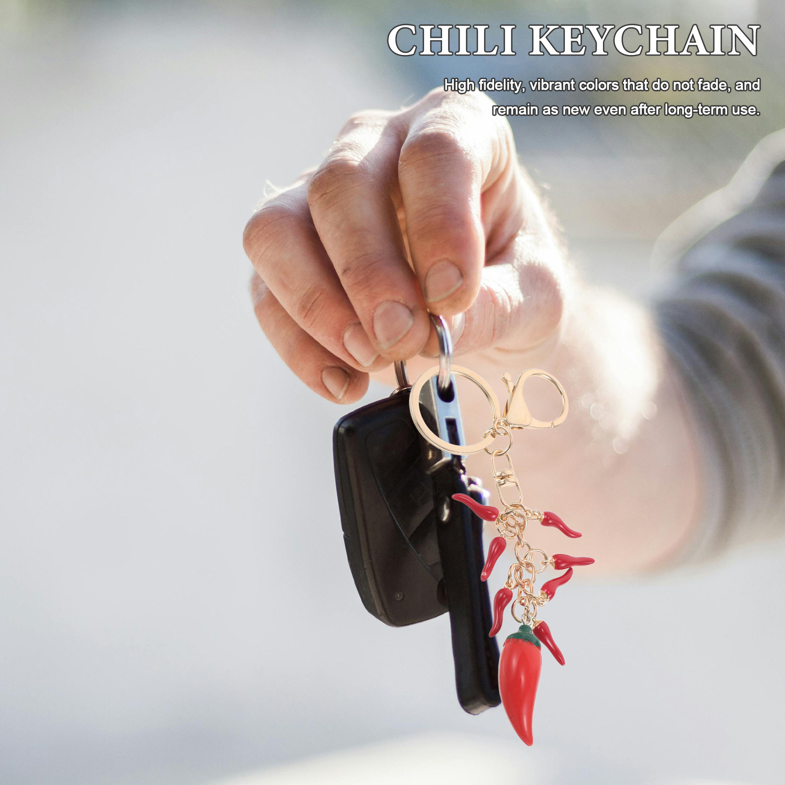 2Pcs Red Chili Pepper Keychain - đánh giá và giá Mini Backpack Purse