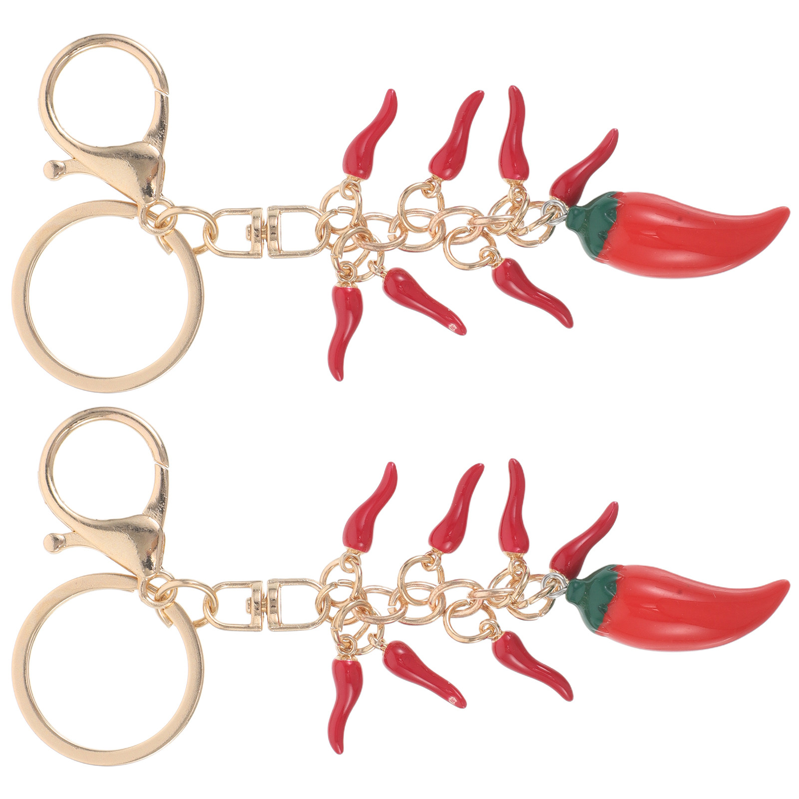 2Pcs Red Chili Pepper Keychain - đánh giá và giá Mini Backpack Purse