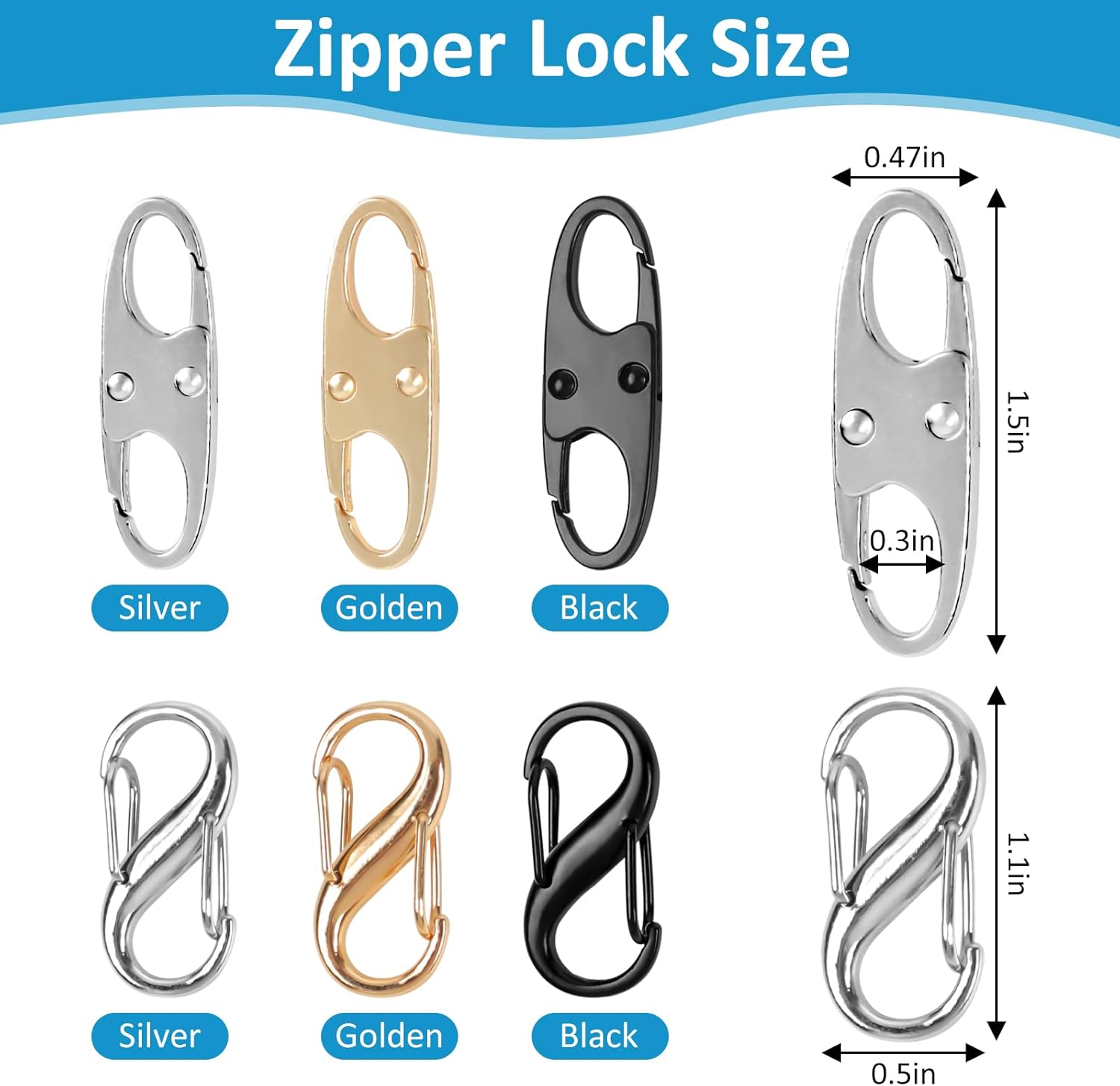 Lock Combo, Total 21PCS Clips  - đánh giá và giá Backpack Lock Combo