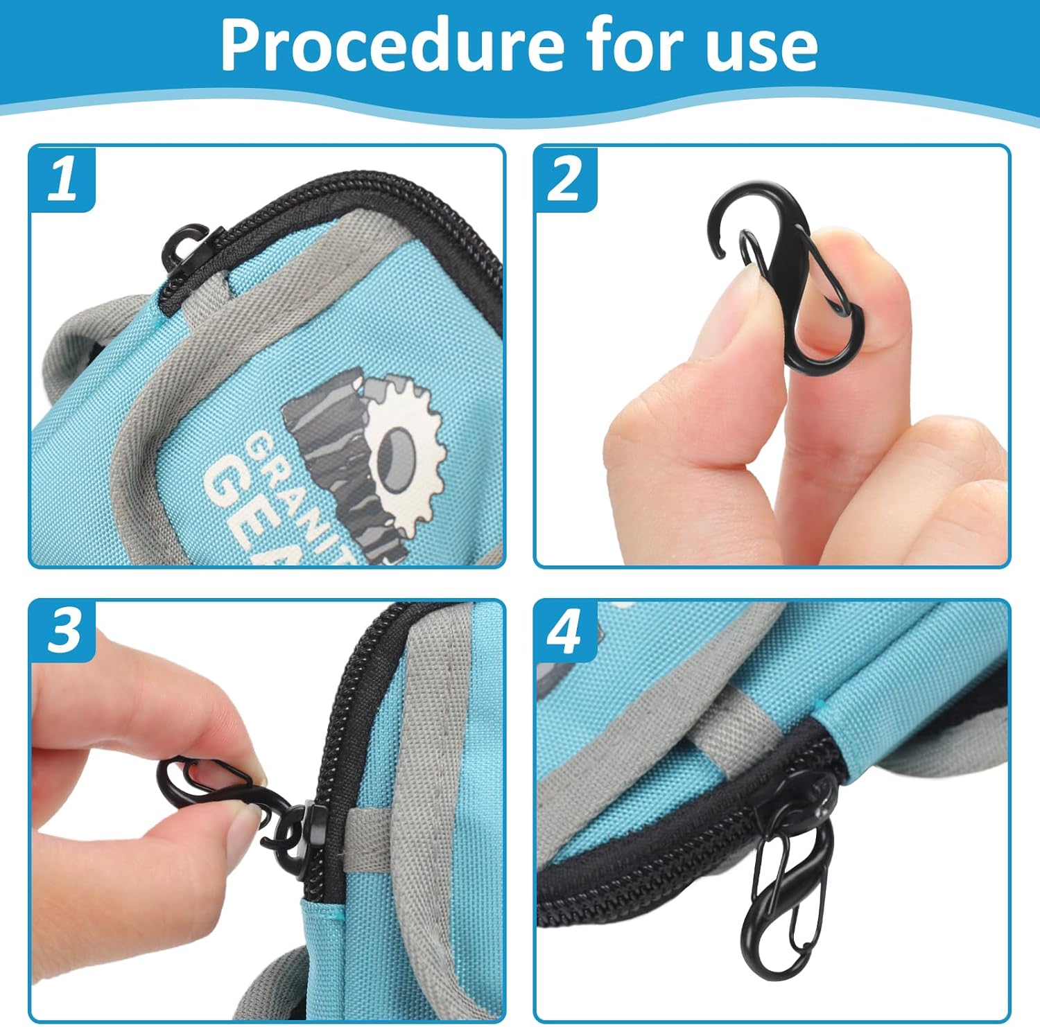 Lock Combo, Total 21PCS Clips  - đánh giá và giá Backpack Lock Combo