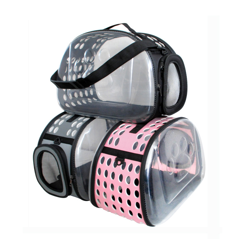 Transparent Pet Carrier Sling  - đánh giá và giá Foldable Backpack Small