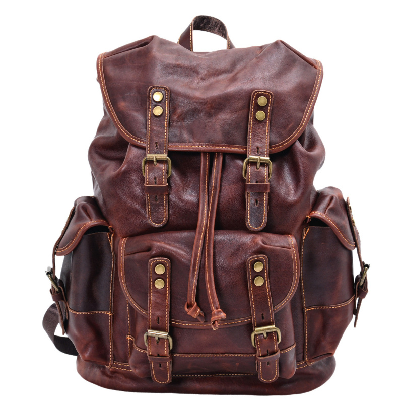 European and American vintage  - đánh giá và giá Leather Backpack Vintage