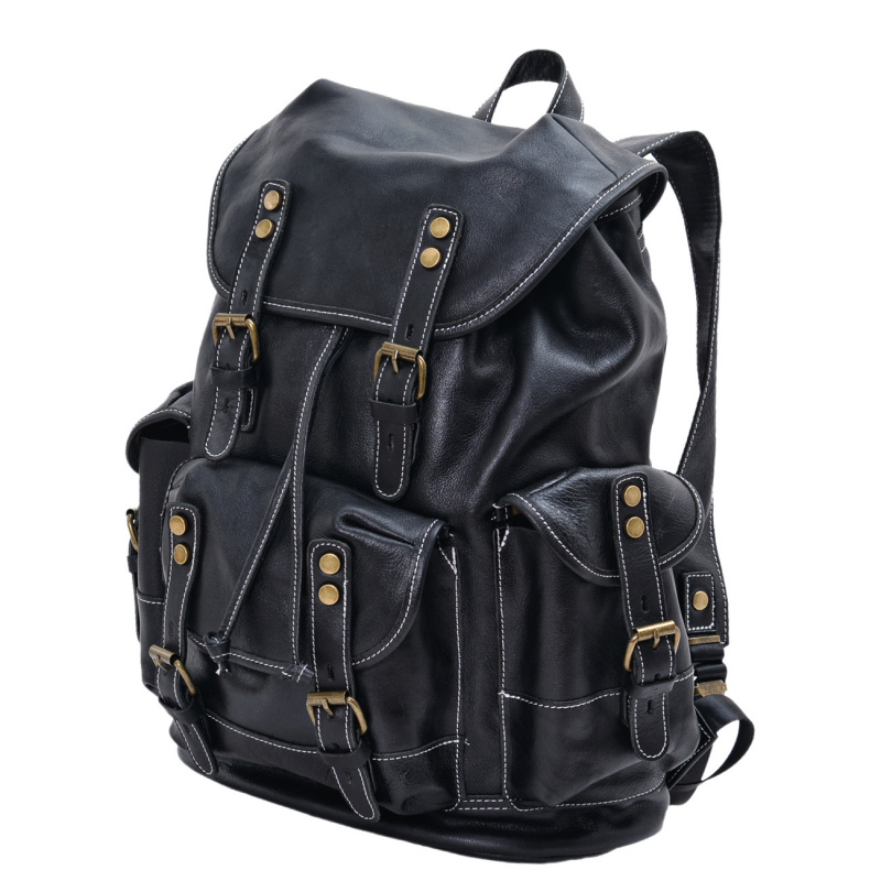 European and American vintage  - đánh giá và giá Leather Backpack Vintage