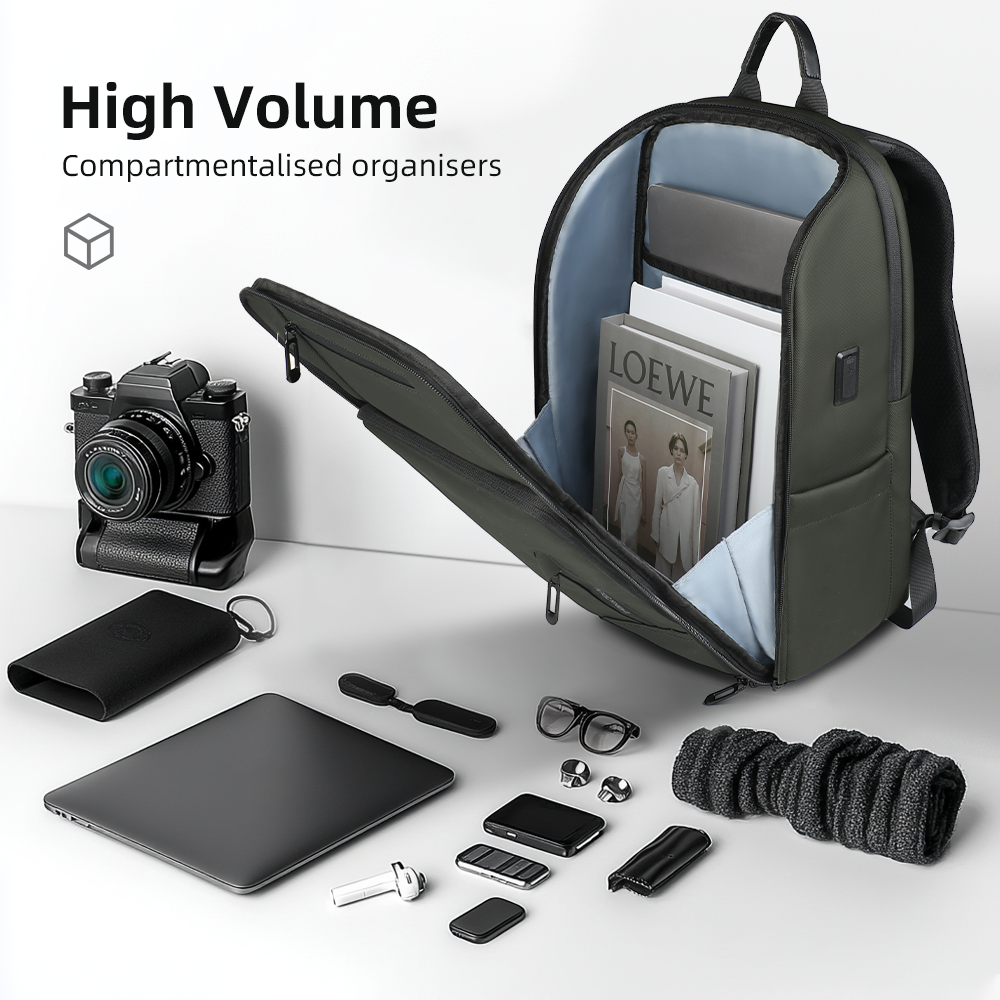 HK Business Men's Backpack 15. - đánh giá và giá Hiking Backpack Waterproof