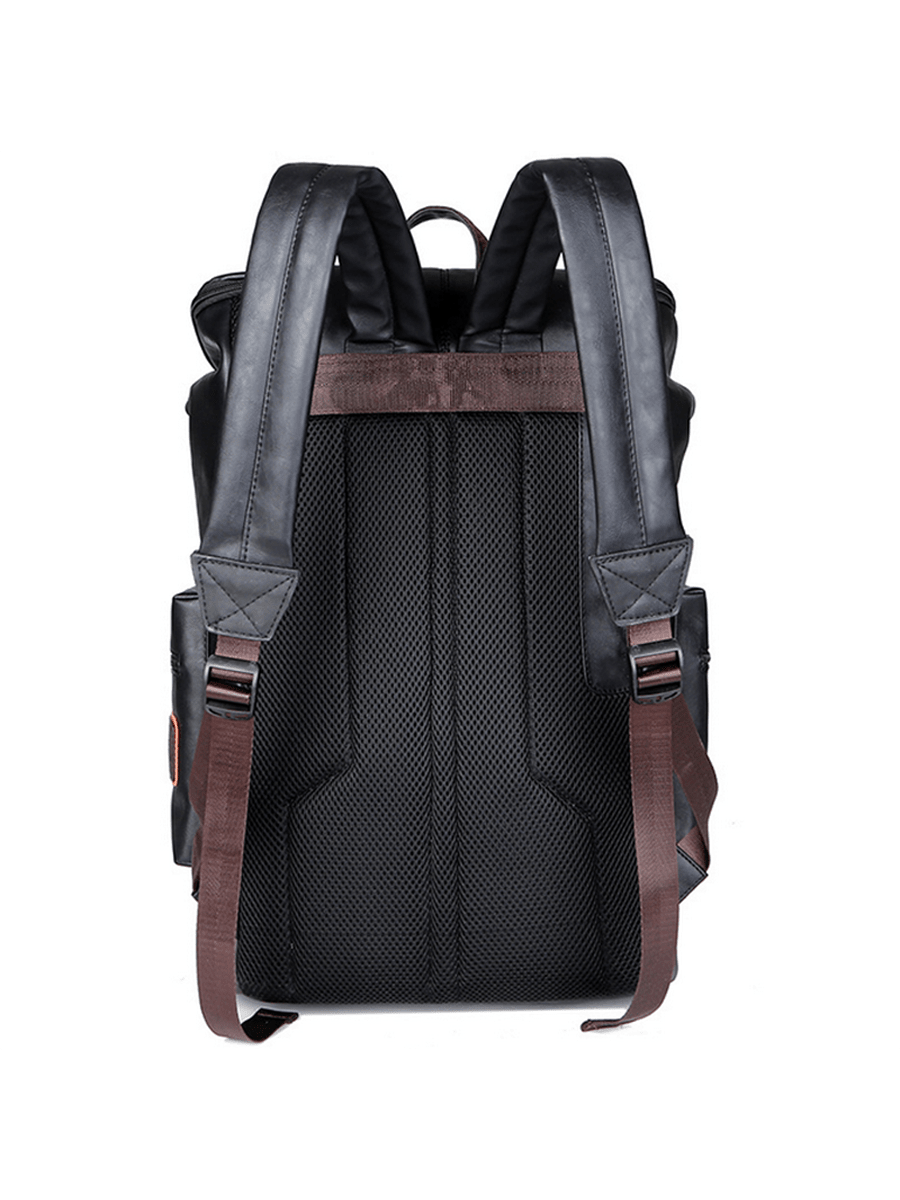 Vintage Black Leather Laptop B - đánh giá và giá Leather Backpack Vintage