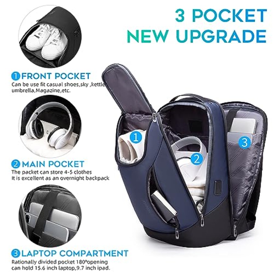 Business Smart Backpack Waterp - đánh giá và giá Laptop Backpack 15.6