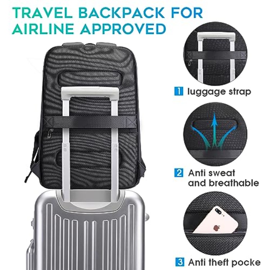 Business Smart Backpack Waterp - đánh giá và giá Laptop Backpack 15.6