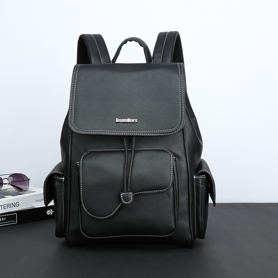 【New Arrival】Women's Black Fau - đánh giá và giá Leather Backpack Vintage
