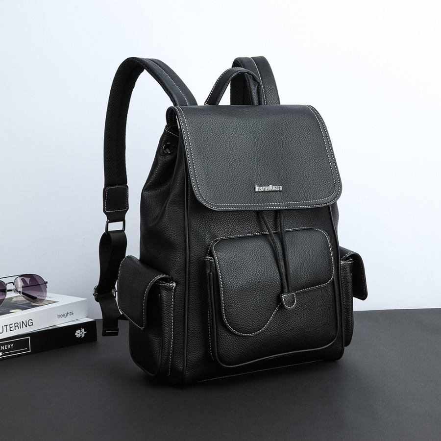 【New Arrival】Women's Black Fau - đánh giá và giá Leather Backpack Vintage