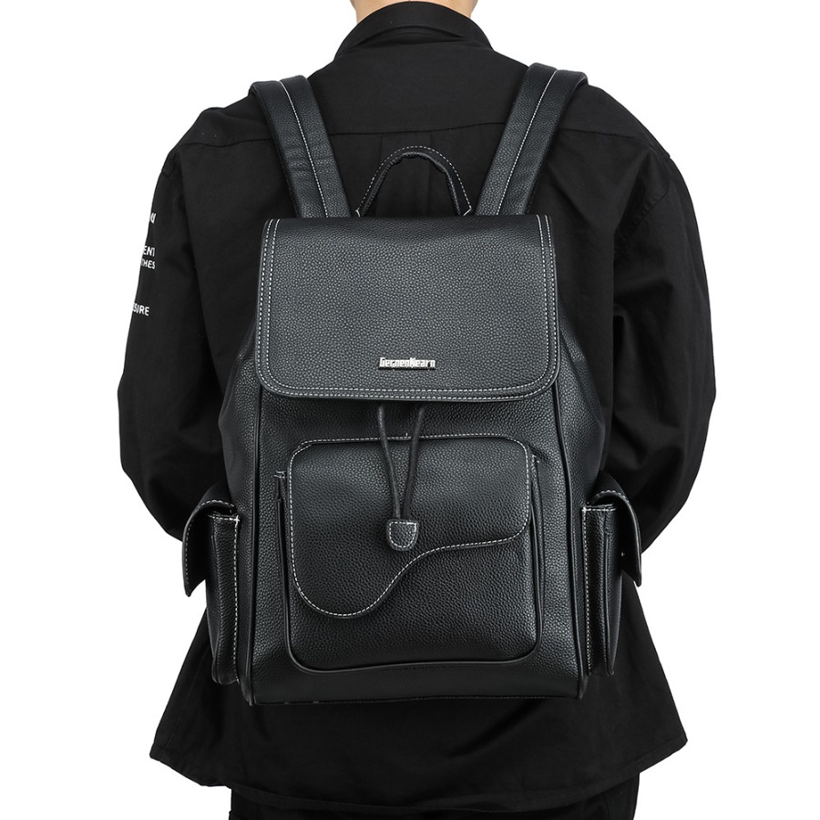 【New Arrival】Women's Black Fau - đánh giá và giá Leather Backpack Vintage